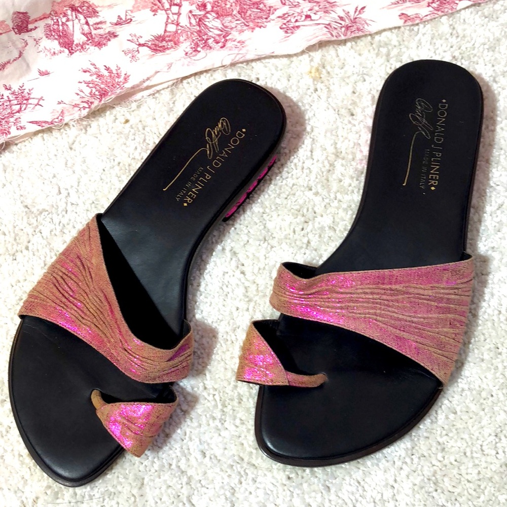 Donald Pliner leather sandals